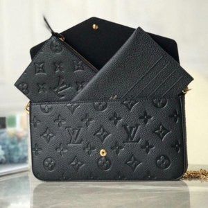 LV 3 IN 1 SET SLING BAG BLACK